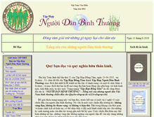 Tablet Screenshot of nguoidanbinhthuong.org